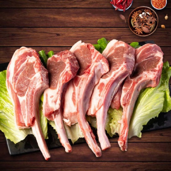 Sườn cừu tươi loại ngon, nuôi an toàn